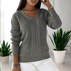 R&B | Gemütlicher Skandinavischer Strickpullover für Den Alltagsstil