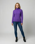 Zopfmuster Rollkragenpullover Damen | R&B