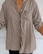 R&B | Stilvolle Bluse mit Glimmer Nicht Spezifiziert Elegant und Strahlend