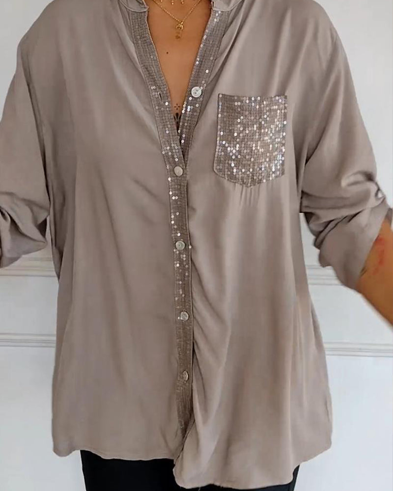 R&B | Stilvolle Bluse mit Glimmer Nicht Spezifiziert Elegant und Strahlend