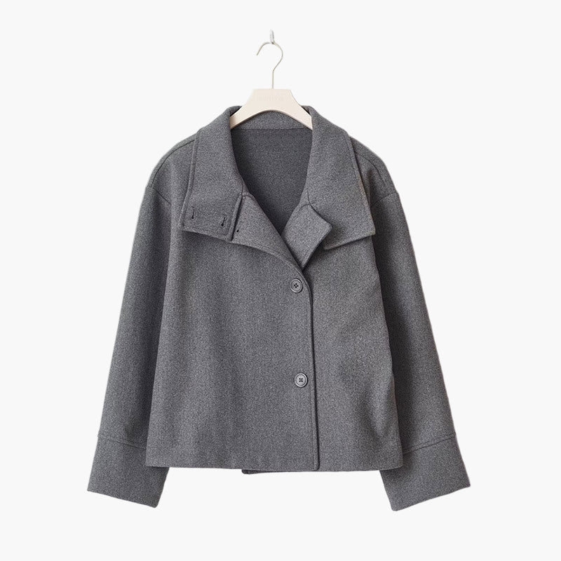 R&B | Kurze Double-Breasted Übergangsjacke - Moderner City-Look für Alltag und Büro