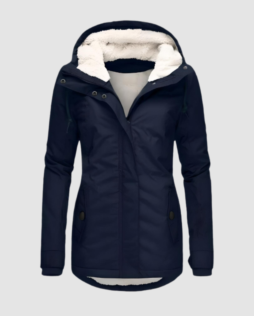 Lange Gefütterte Winterjacke Damen | R&B