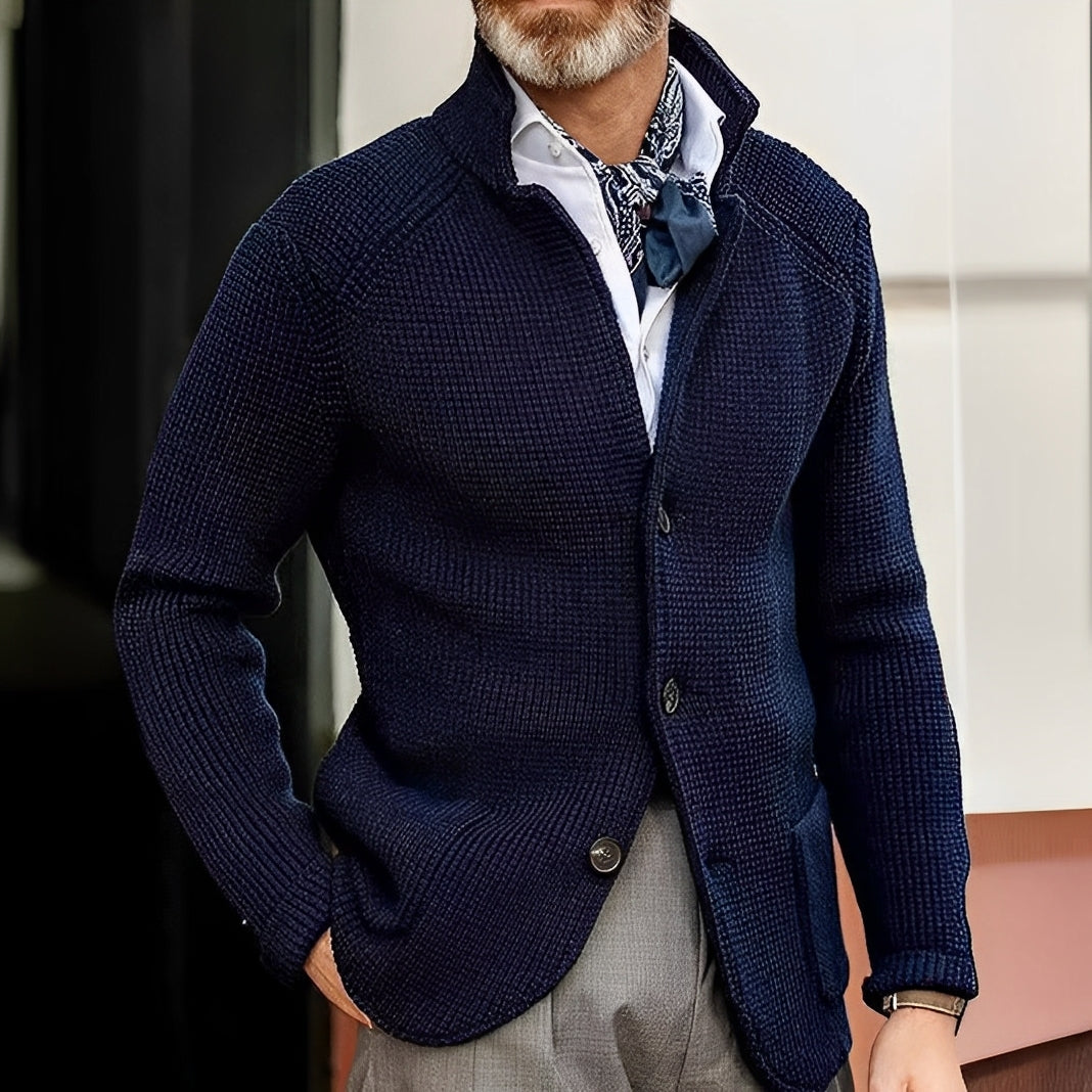 R&B | Eleganter Strickcardigan für Herren