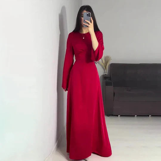R&B | Lange Frauenkleider Aus Satin Stil