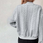 R&B | Gestrickte Strickjacke