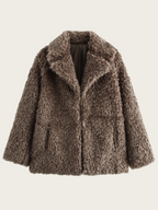 R&B | Damen-Fleecejacke mit klassischem Revers Rosaura