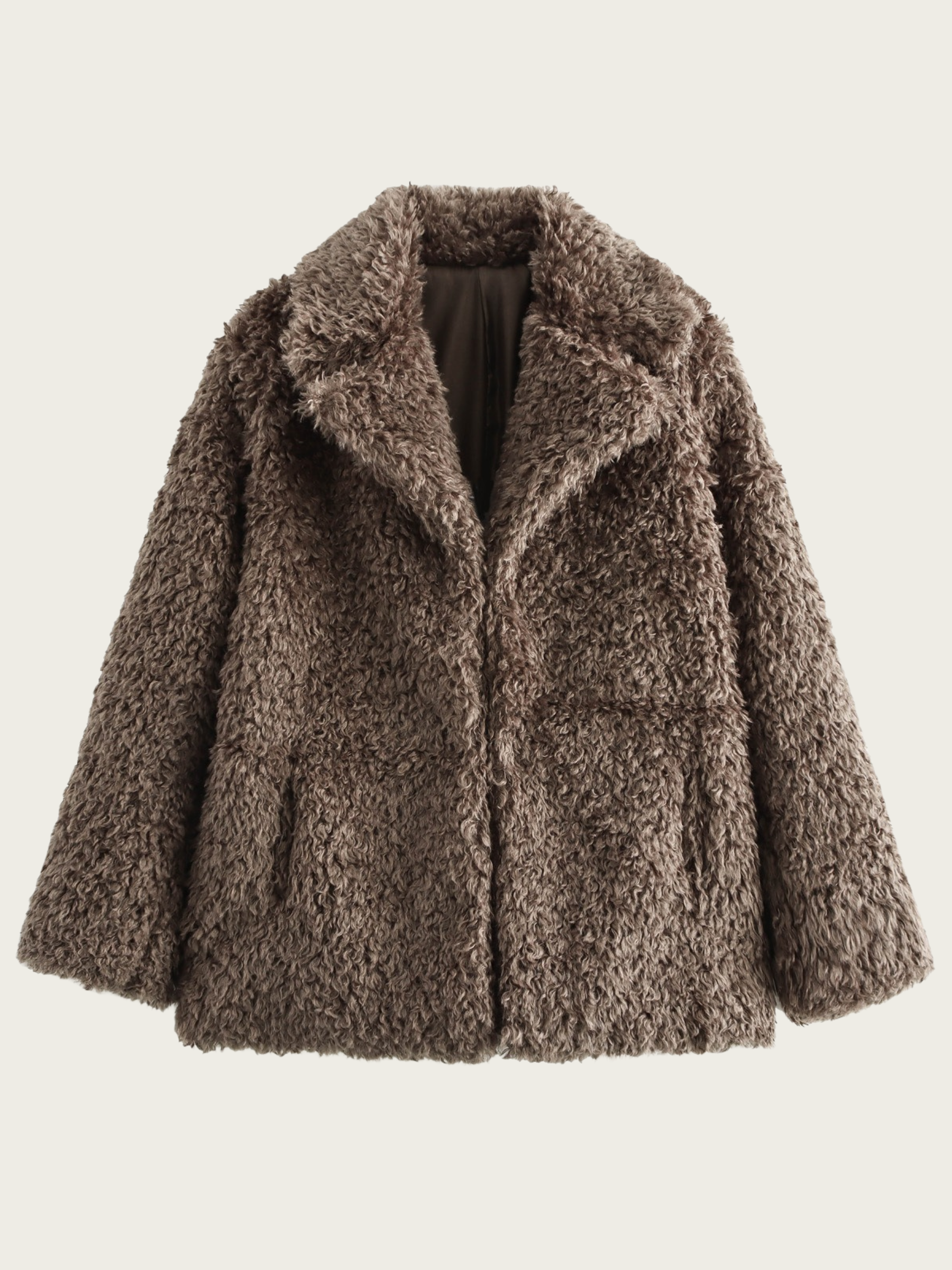 R&B | Damen-Fleecejacke mit klassischem Revers Rosaura
