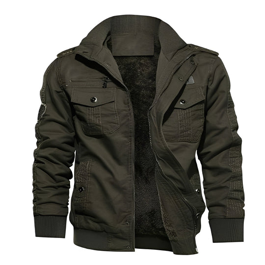R&B | Stylische Fleecejacke mit Taschen für Männer