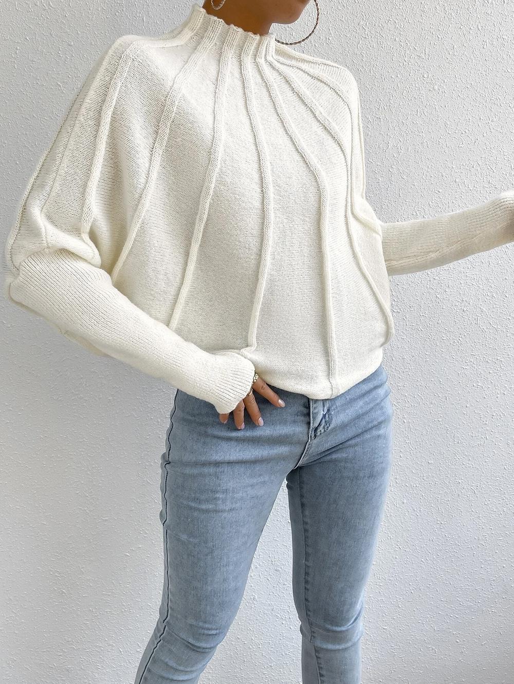 R&B | Strickpullover mit Fledermausärmeln