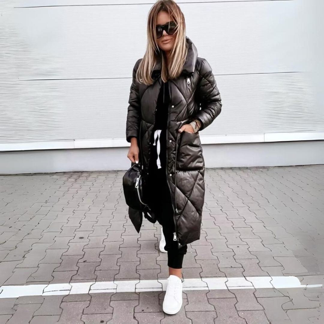 R&B | Elegant gesteppter Mantel für Frauen Elara