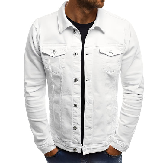 R&B | Stylische Denimjacke mit Taschen für Männer