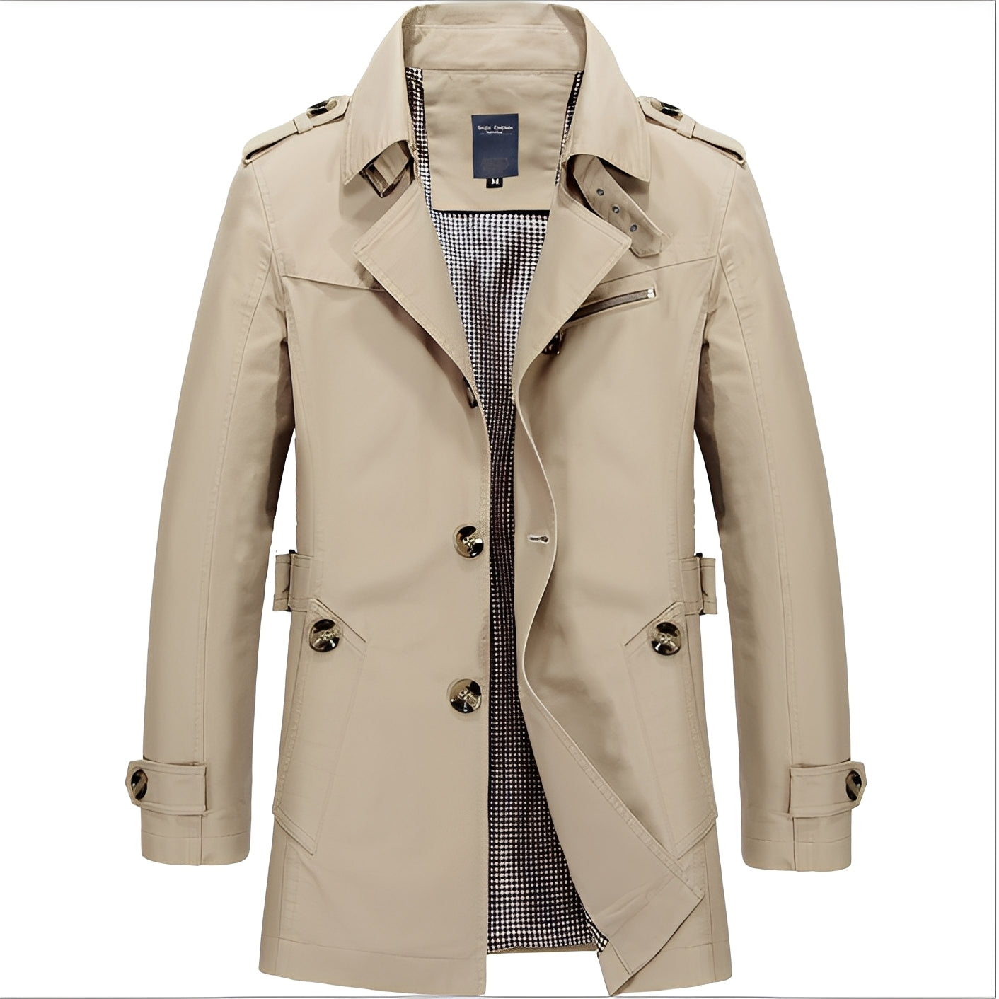 R&B | Eleganter Windbreaker Trenchcoat für Männer