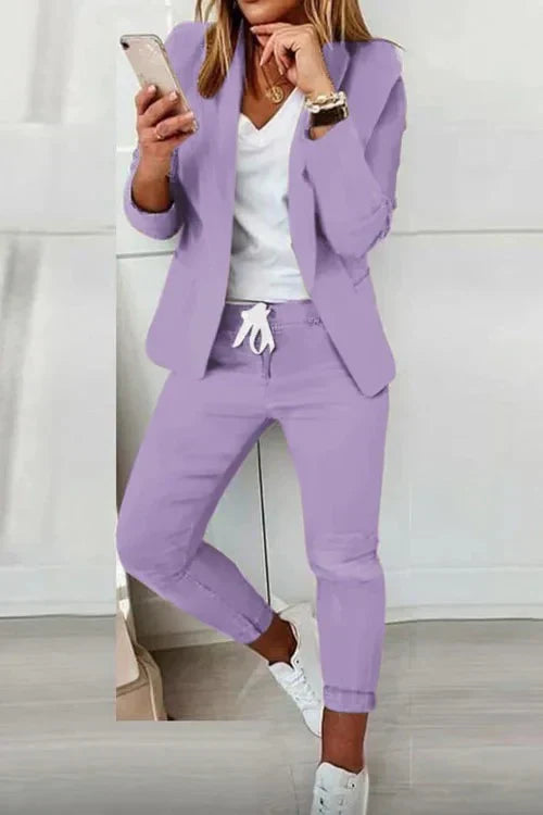 R&B | Langärmeliger Blazer und Hose Stil