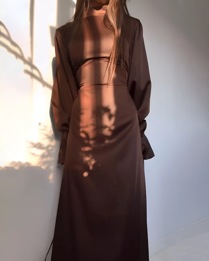 Elegantes Windel-Maxikleid für Damen