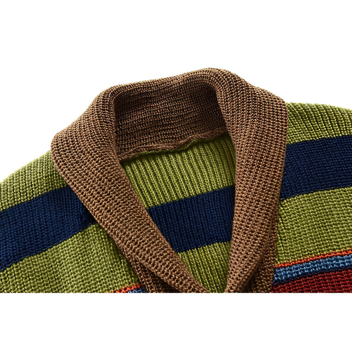 R&B | Farbblockdesign Rollkragenpullover