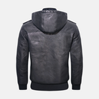 R&B | Hooded Lederjacke