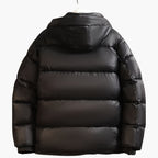 R&B | Lässige Winterjacke für Männer Dick Warm mit Kapuze