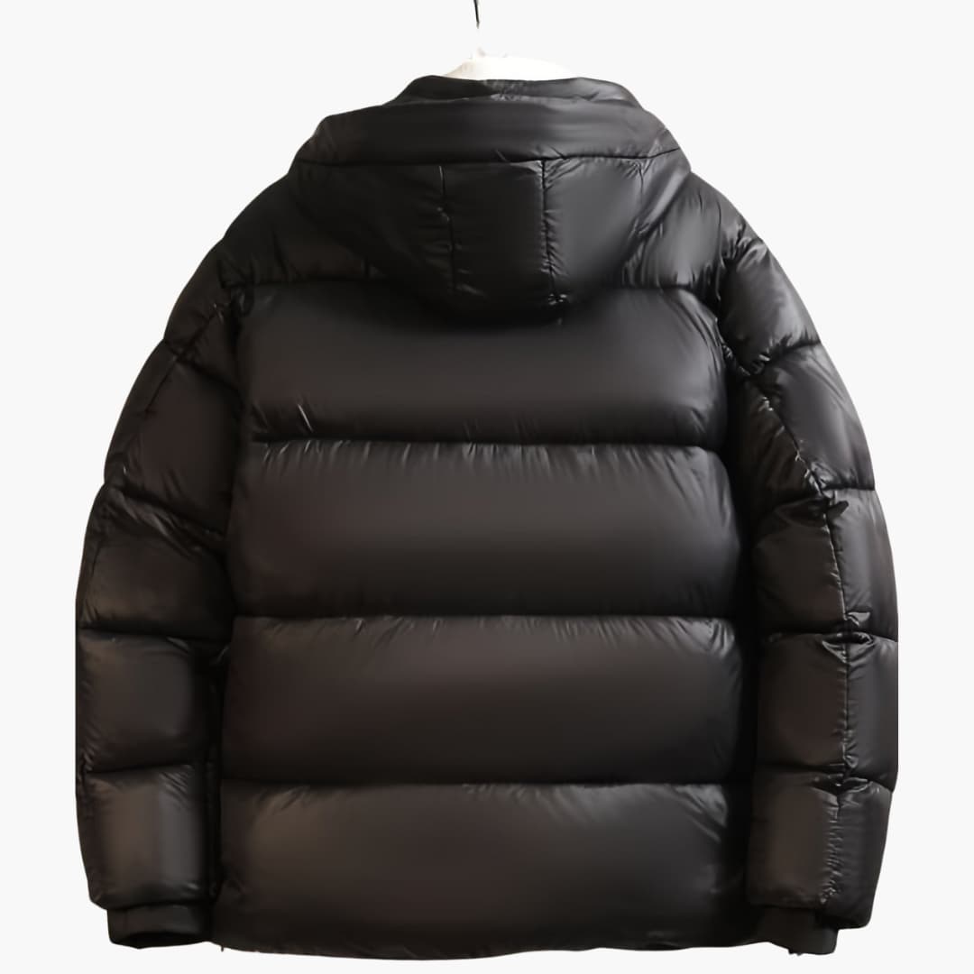 R&B | Lässige Winterjacke für Männer Dick Warm mit Kapuze
