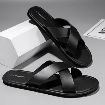Modische flache Cross-Sandalen für Männer R&B
