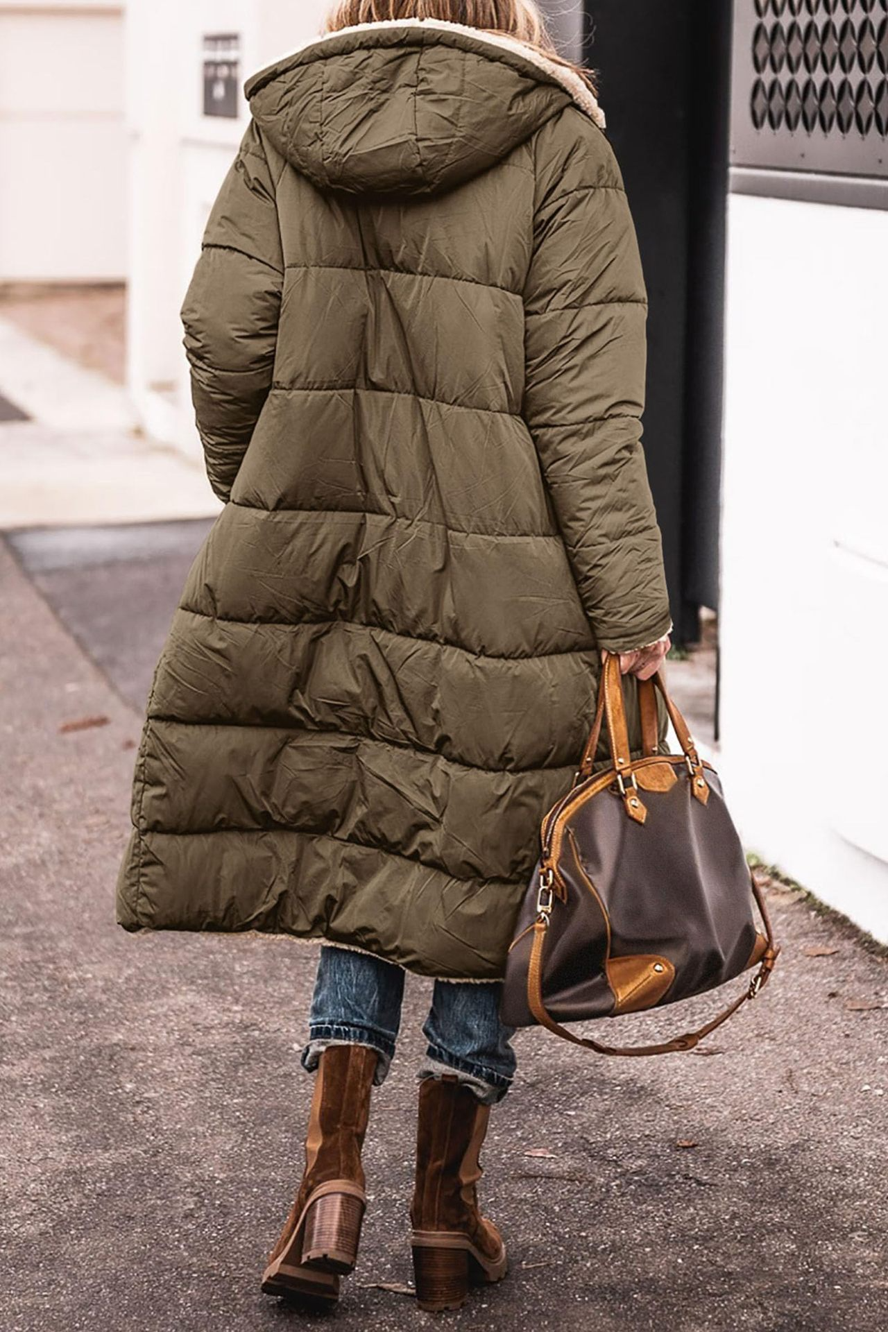 R&B | Luxus Wende Sherpa Mantel