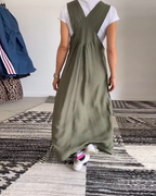 R&B | Kleid Lässig Einfarbig Hosenträger