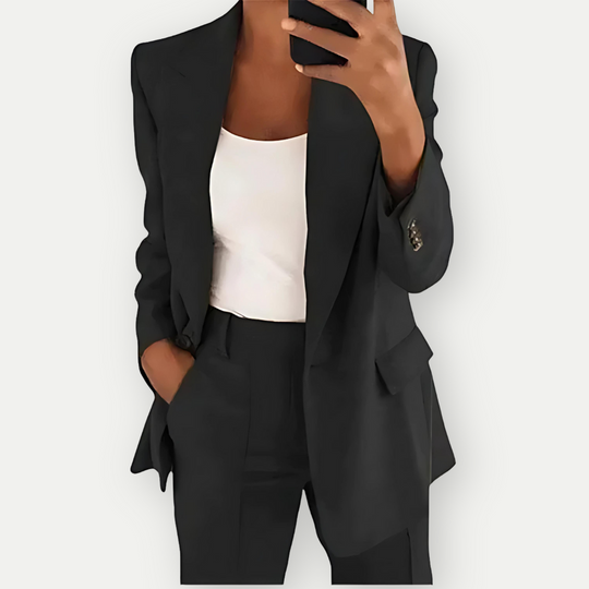 R&B | Damen Bequeme Blazer Set Formal