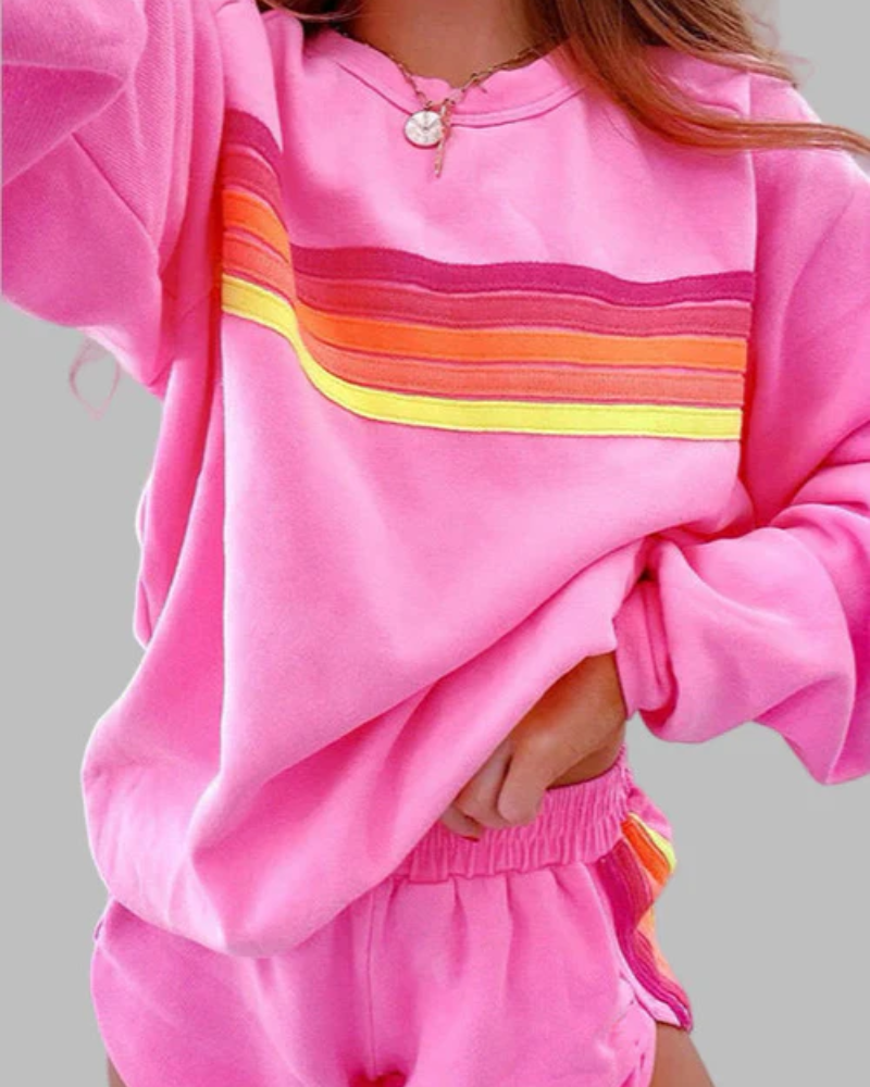 R&B | Gestreiftes Pyjama-Set