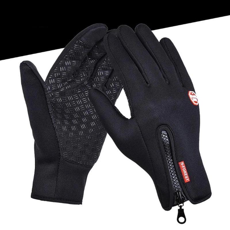 R&B - Winddichte Touchscreens Thermohandschuhe, (2er-Pack)