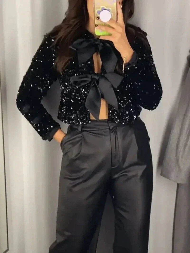 R&B | Funkelnde Modische Jacke