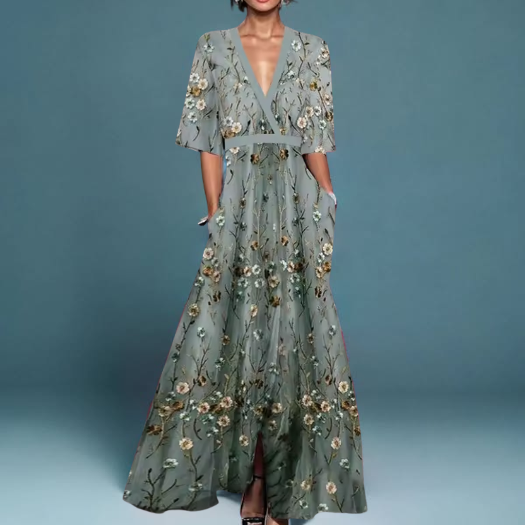 R&B | Elegantes Blumenkleid