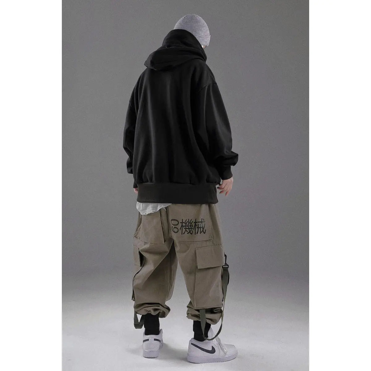 R&B | Ninja-Hoodie mit Doppeltem Ausschnitt