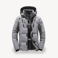 R&B | Gepolsterte Kapuzen-Winterjacke Herren