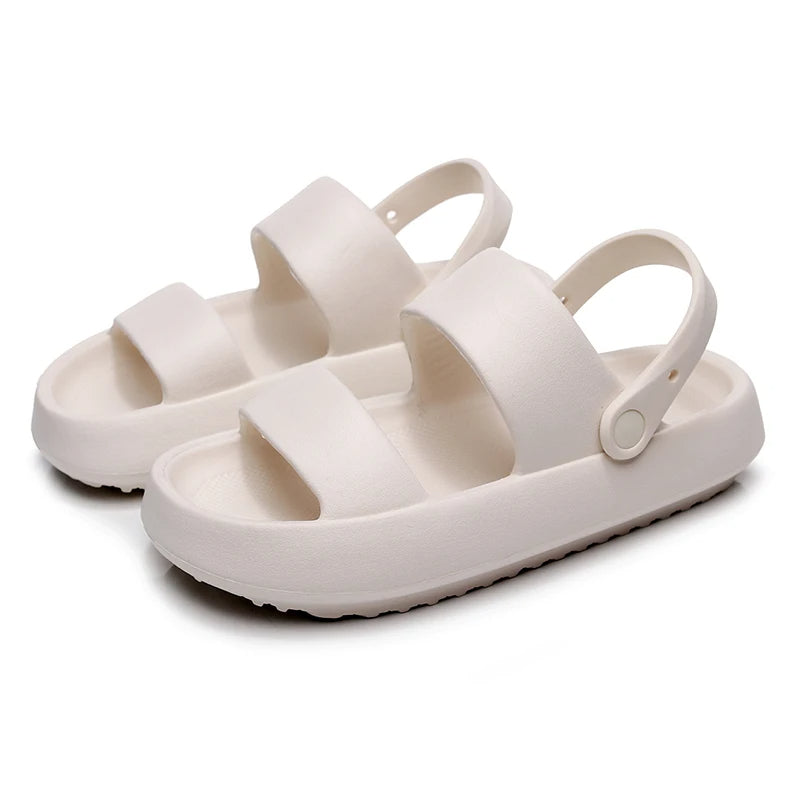 R&B | Orthopädische Sandalen Comfort Plus Pantoletten mit Doppelriemen Gepolsterte, Lässige Slip-On-Sandalen