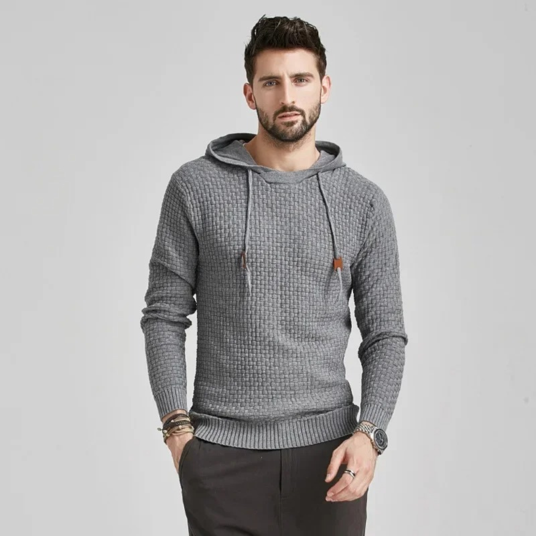 R&B | Kapuzenpullover Kariert - Moderner Freizeit-Hoodie für Alltag und Sport