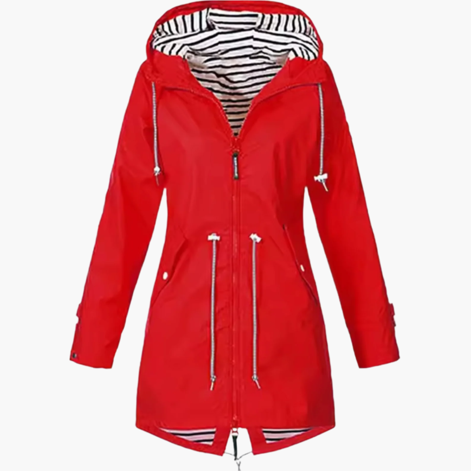 R&B | Regenjacke Outdoor Windbreaker mit Kapuze - Wasserdichte Übergangsjacke für Freizeit & Reisen