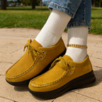 Wildleder-Schnürschuhe mit rutschfester Sohle R&B R&B