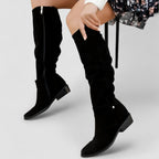 Kniehohe Wildleder-Stiefel R&B R&B