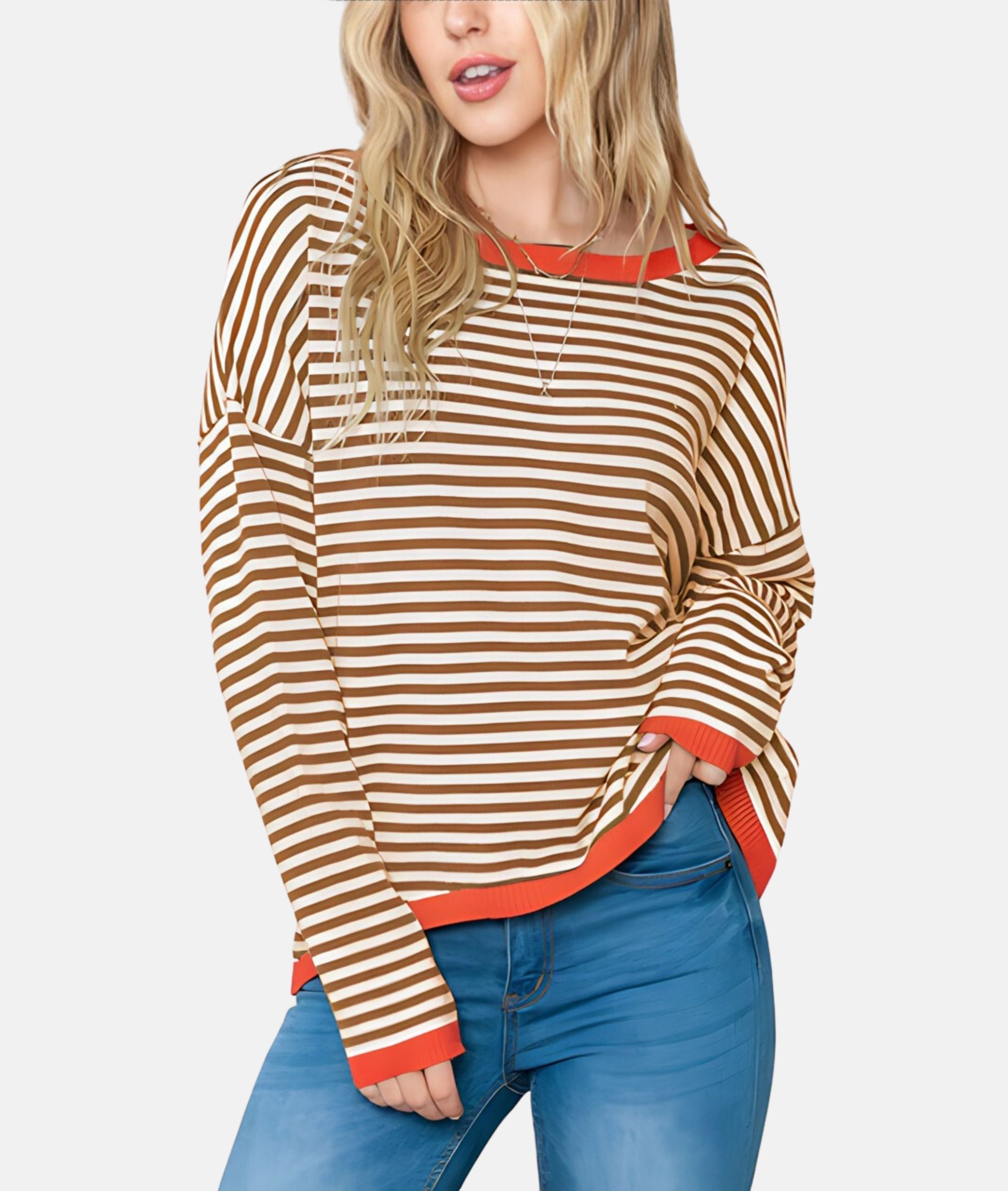R&B | Gestreifter Pullover