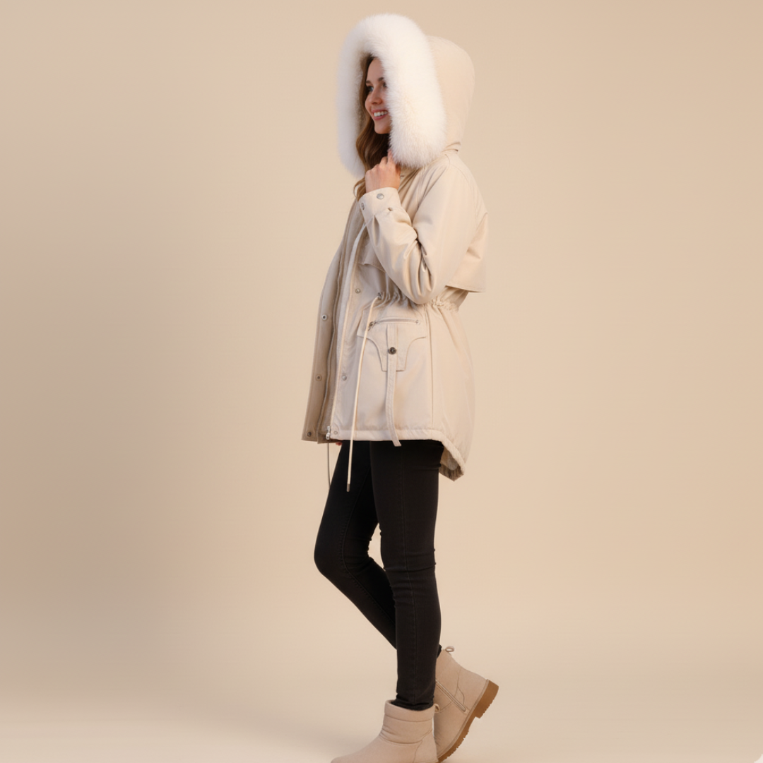 R&B | Winterparka mit Kapuze für Damen