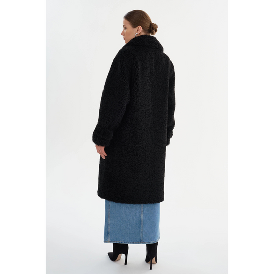 R&B | Polare Oversize mit Stehkragen und Reißverschluss für Damen Ideal für kaltes Wetter