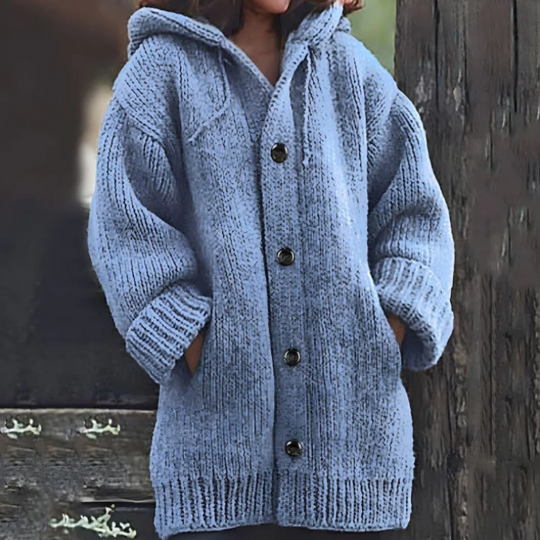 R&B | Lange Jacke mit Kapuze