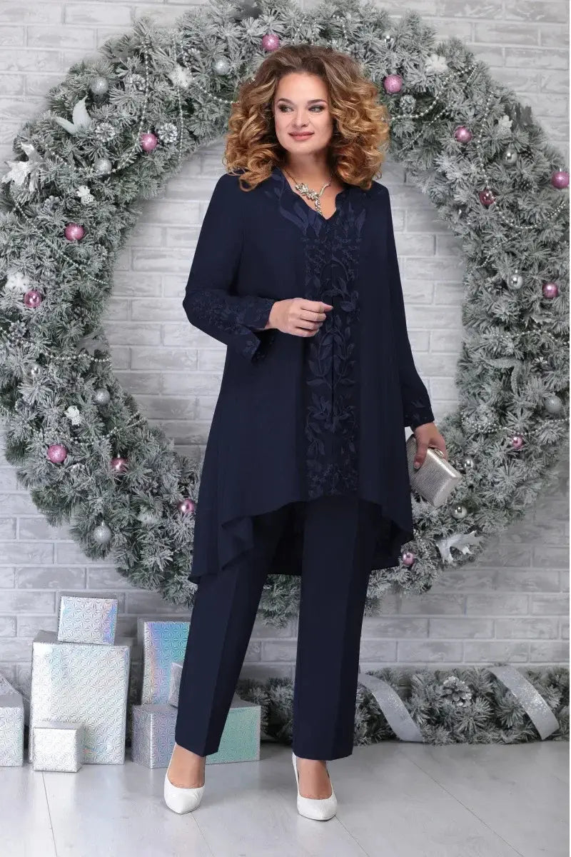 R&B | 3 Teilig Chiffon Brautkleid Satz für Damen