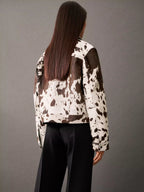 R&B | Gemusterte Lederjacke