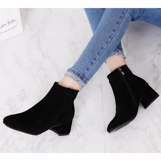 R&B | Moderne Wild Ankle Boots mit Bequemem Absatz Damen Ankle Boots