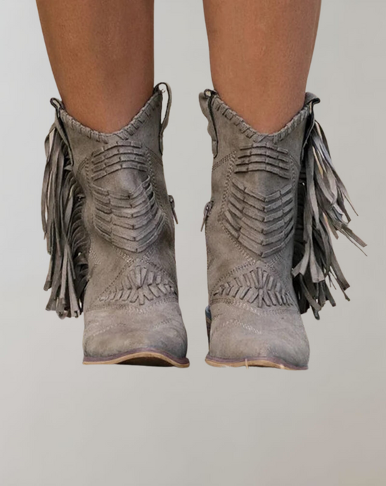 R&B | Western Cowgirl Stiefel mit Fransen