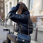 R&B | Leder Pufferjacke für Damen - Winter