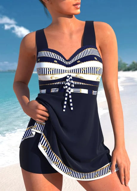 R&B | Zweiteiliges Tankini-Badeanzug-Set