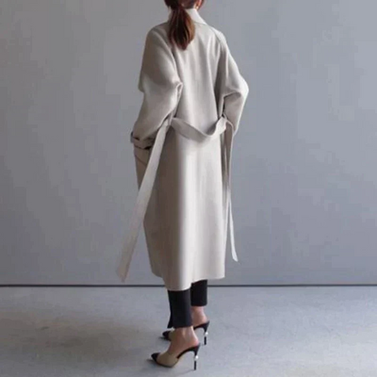 R&B | Damen Warme Trench Mantel - Langarm