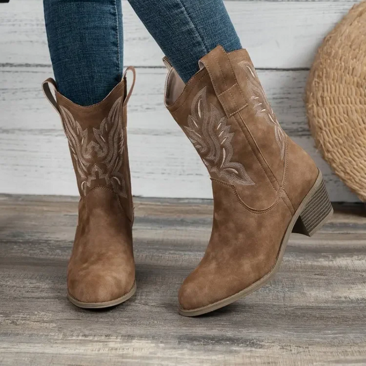 Feld | Western Cowboystiefel Mit Absatz