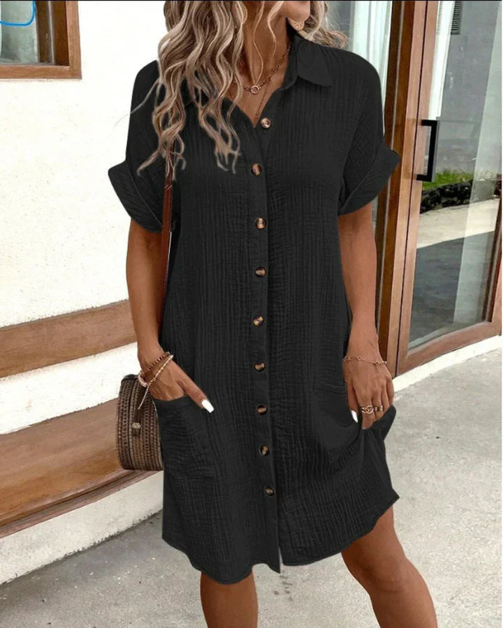 R&B | Damen Elegantes Hemdkleid